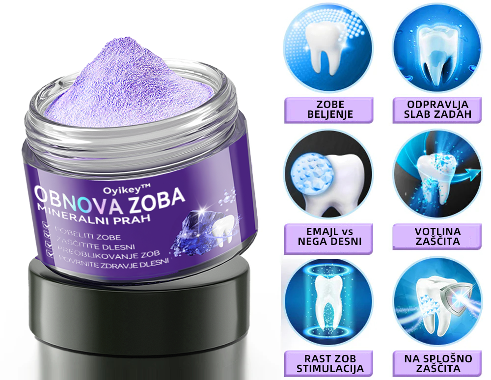 𝐎𝐲𝐢𝐤𝐞𝐲™ Mineralni prah za obnovo zob 🦷 (Priporočeno s strani SDA) (🎁 Časovno omejena akcija - Ne zamudite)