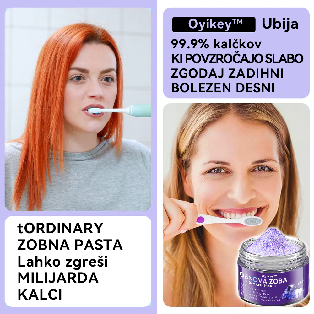 𝐎𝐲𝐢𝐤𝐞𝐲™ Mineralni prah za obnovo zob 🦷 (Priporočeno s strani SDA) (🎁 Časovno omejena akcija - Ne zamudite)