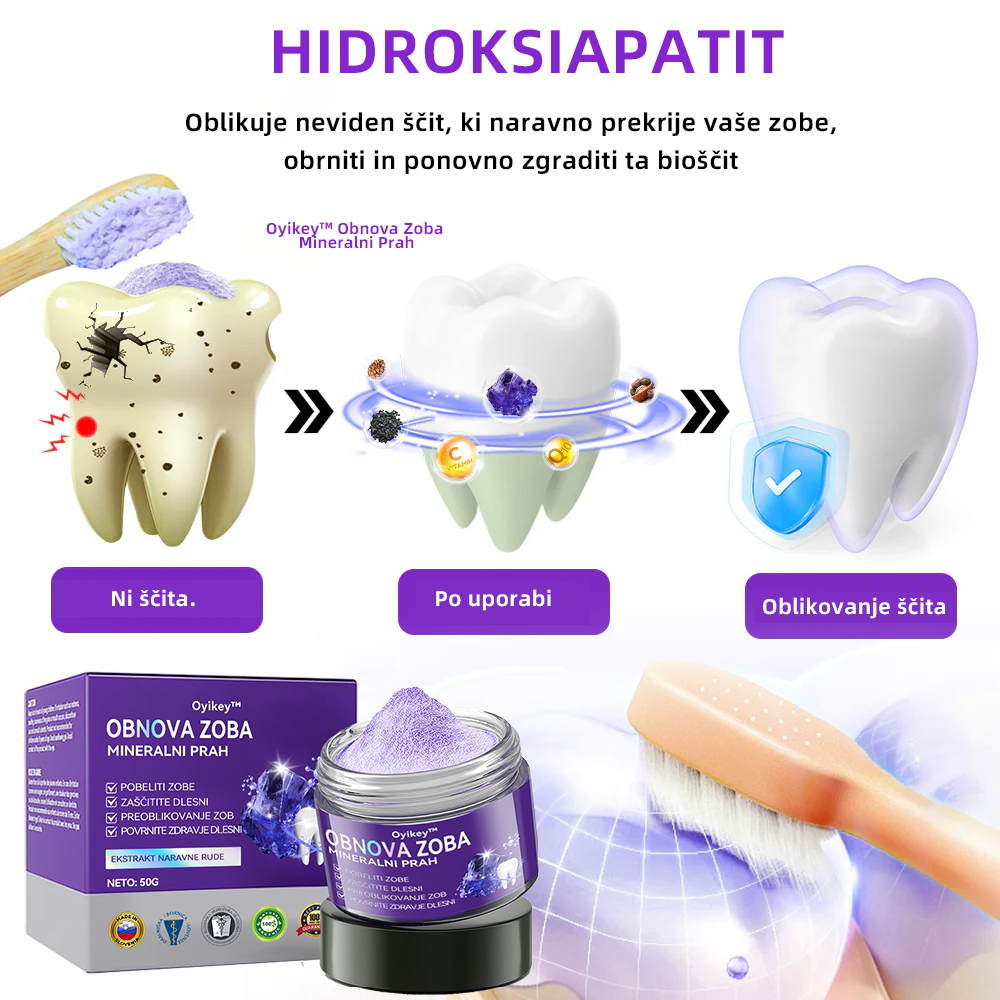 𝐎𝐲𝐢𝐤𝐞𝐲™ Mineralni prah za obnovo zob 🦷 (Priporočeno s strani SDA) (🎁 Časovno omejena akcija - Ne zamudite)
