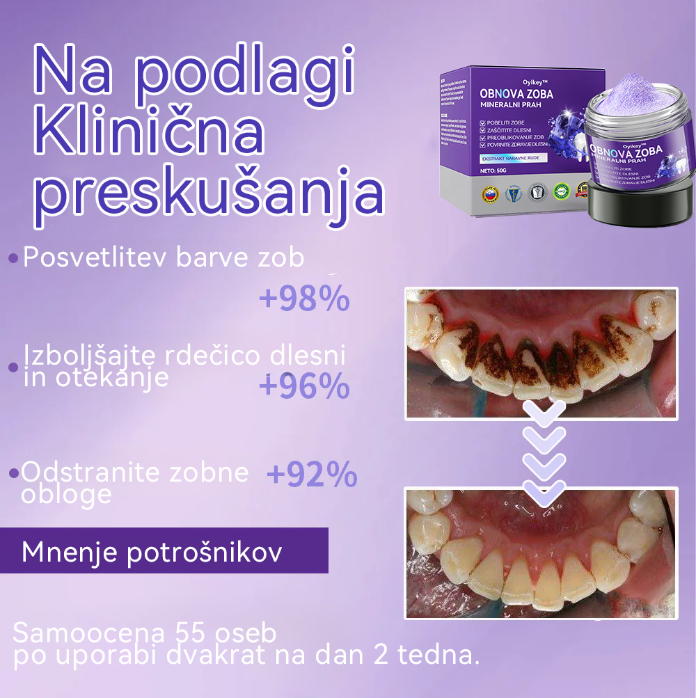 𝐎𝐲𝐢𝐤𝐞𝐲™ Mineralni prah za obnovo zob 🦷 (Priporočeno s strani SDA) (🎁 Časovno omejena akcija - Ne zamudite)