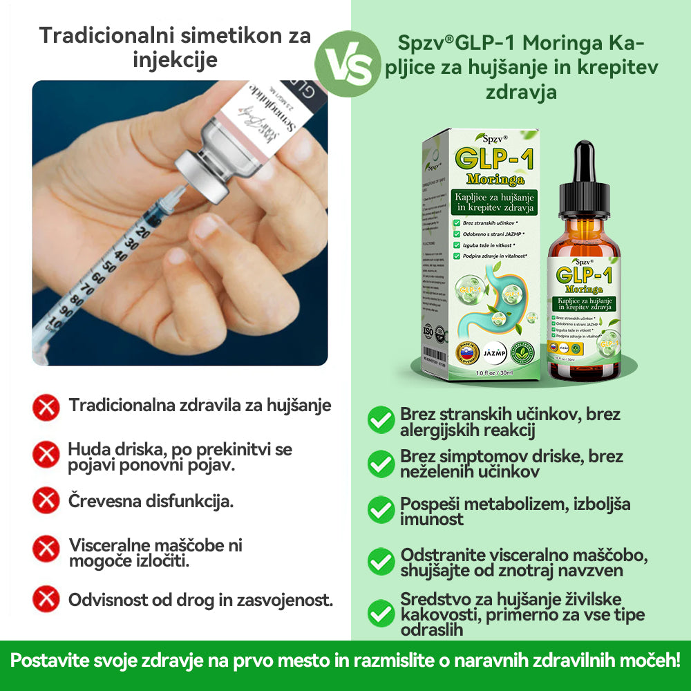 𝐒𝐩𝐳𝐯®🌿𝐆𝐋𝐏-𝟏 𝐌𝐨𝐫𝐢𝐧𝐠𝐚 𝐊𝐚𝐩𝐥𝐣𝐢𝐜𝐞 𝐳𝐚 𝐡𝐮𝐣š𝐚𝐧𝐣𝐞 𝐢𝐧 𝐤𝐫𝐞𝐩𝐢𝐭𝐞𝐯 𝐳𝐝𝐫𝐚𝐯𝐣𝐚( 👨⚕️Topilnik maščob živilske kakovosti – razvit s Slovenian Association for Obesity)