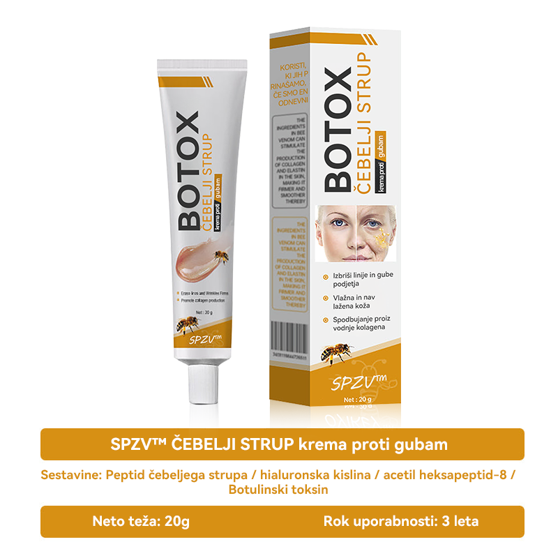 (🎁 Ekskluzivna posebna ponudba - 70 % popust - ne zamudite!) 𝐒𝐩𝐳𝐲™ 𝐁𝐎𝐓𝐎𝐗 Strije proti staranju z medenim strupom