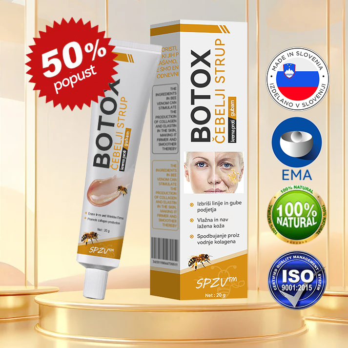 (🎁 Ekskluzivna posebna ponudba - 70 % popust - ne zamudite!) 𝐒𝐩𝐳𝐲™ 𝐁𝐎𝐓𝐎𝐗 Strije proti staranju z medenim strupom