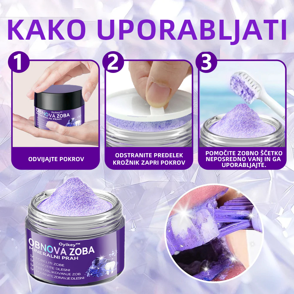 𝐎𝐲𝐢𝐤𝐞𝐲™ Mineralni prah za obnovo zob 🦷 (Priporočeno s strani SDA) (🎁 Časovno omejena akcija - Ne zamudite)