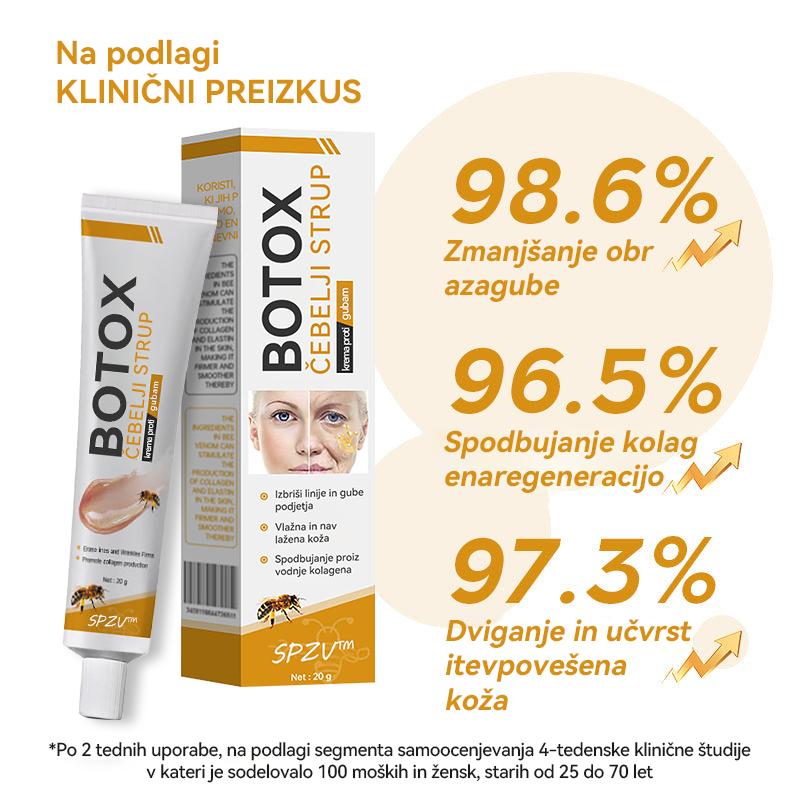 (🎁 Ekskluzivna posebna ponudba - 70 % popust - ne zamudite!) 𝐒𝐩𝐳𝐲™ 𝐁𝐎𝐓𝐎𝐗 Strije proti staranju z medenim strupom