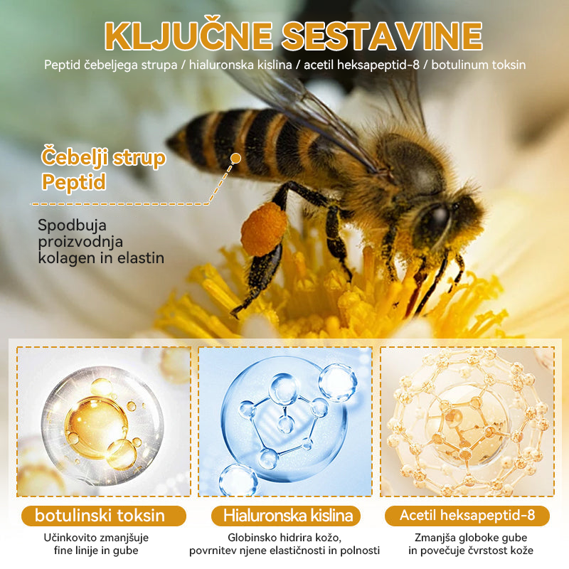 (🎁 Ekskluzivna posebna ponudba - 70 % popust - ne zamudite!) 𝐒𝐩𝐳𝐲™ 𝐁𝐎𝐓𝐎𝐗 Strije proti staranju z medenim strupom